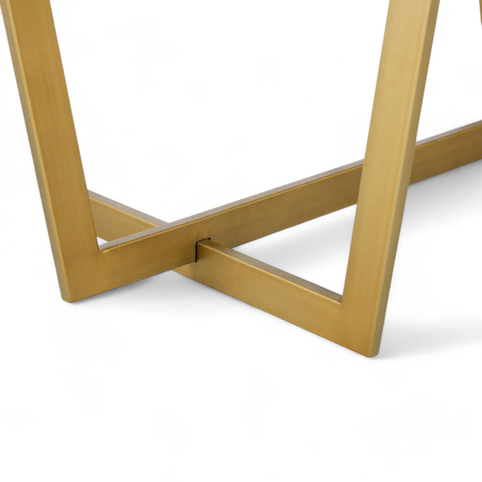 Ezra Dining Table - White Marble by Donata