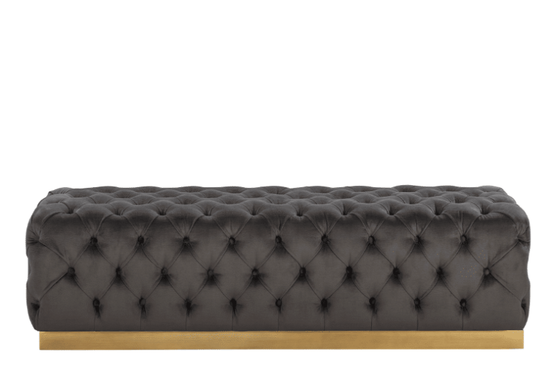 Babette Bench Pebble front