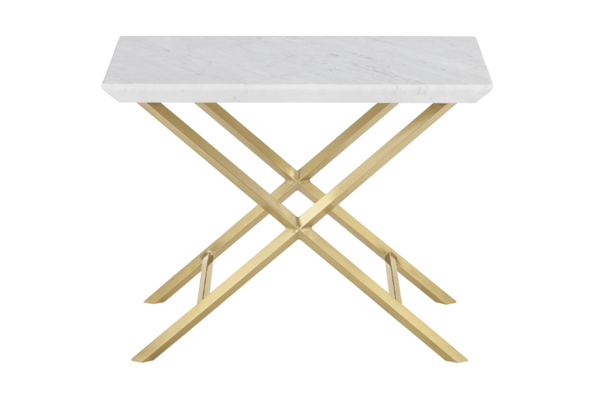 Beaux End Table white front
