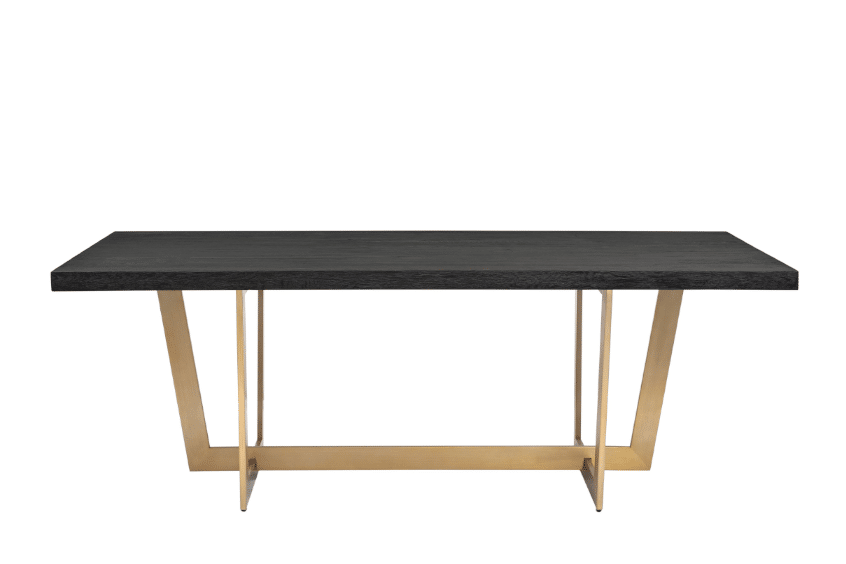 Ezra Dining Table Coffee Bean front