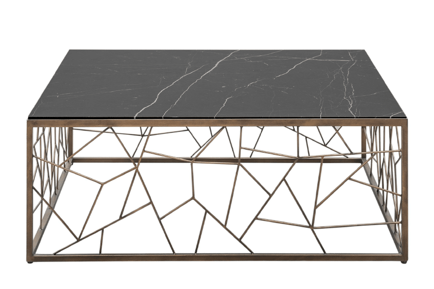 Vero Coffee Table Black Marble front