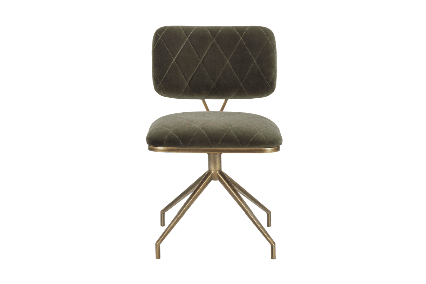 Virtu Occasional Swivel Chair green front
