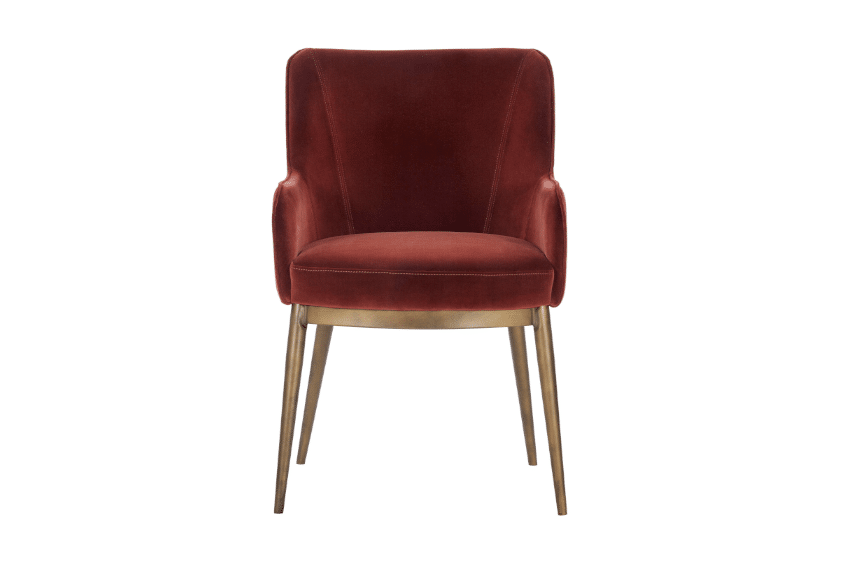 Dante Armchair red front