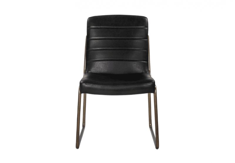 Anton Dining Chair black front
