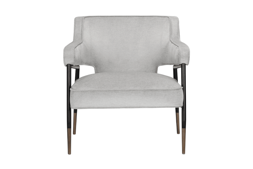 Derome Lounge Chair Stone front