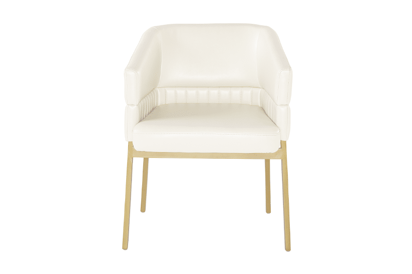 Genval Dining Chair Cream front