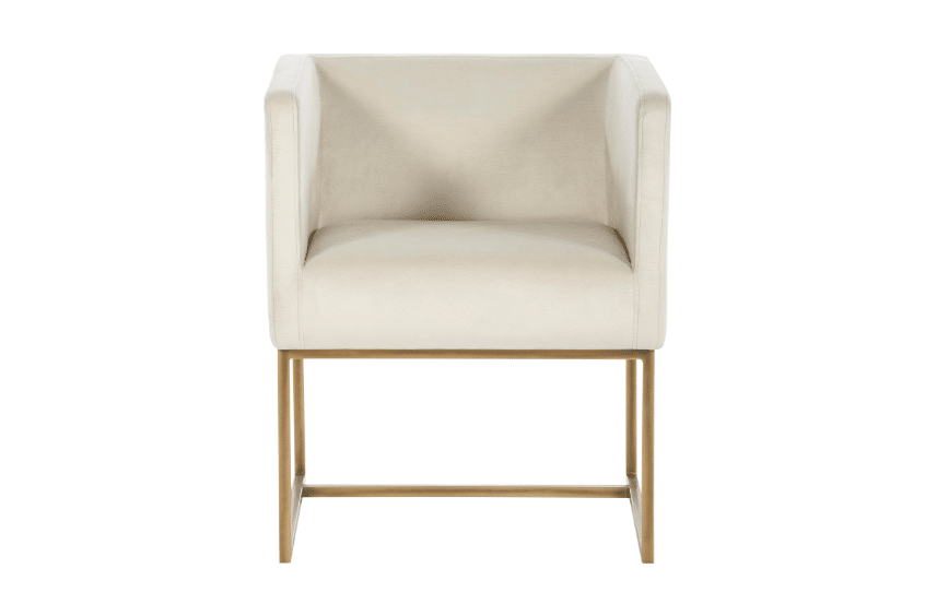 Kwan Cantilever Armchair Prosecco front